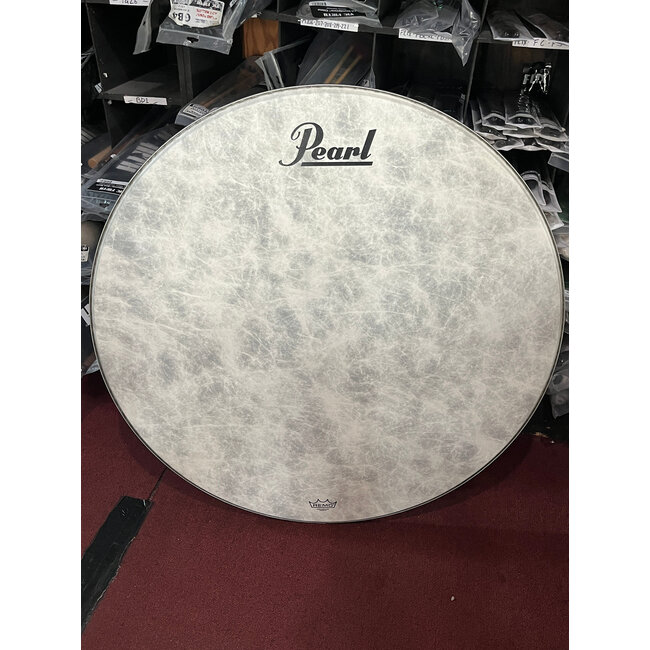 Pearl Logo - Remo - FA-1536-00- Bass Drum, Ambassador, Fiberskyn, 36" Diameter
