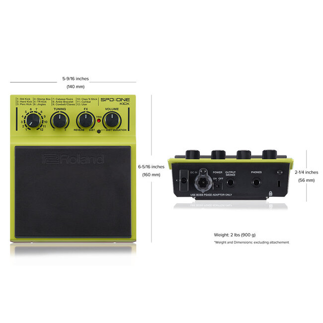 Roland - SPD-1K - KICK - Percussion Pad with 22 built in sounds