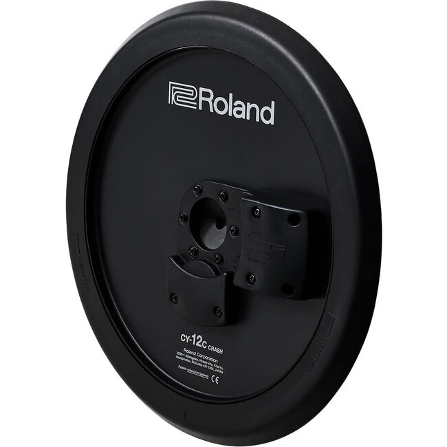 Roland - CY-12C-BK - 2-Zone Crash Cymbal Pad (Black)