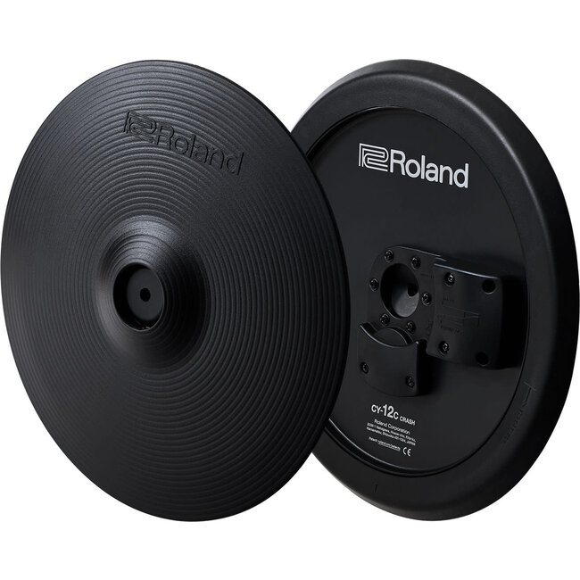 Roland - CY-12C-BK - 2-Zone Crash Cymbal Pad (Black)