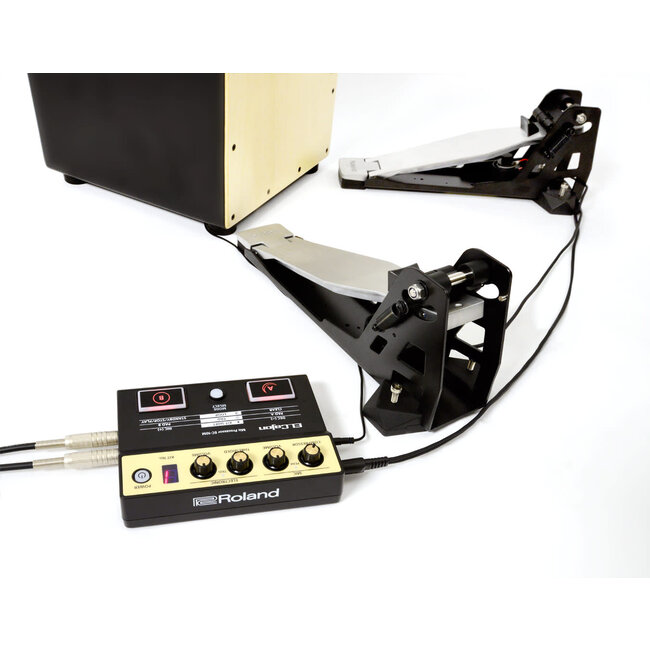 Roland - EC-10M - EL Cajon Mic Processor, clip-on condenser microphone (with attached cable), & AC adapter
