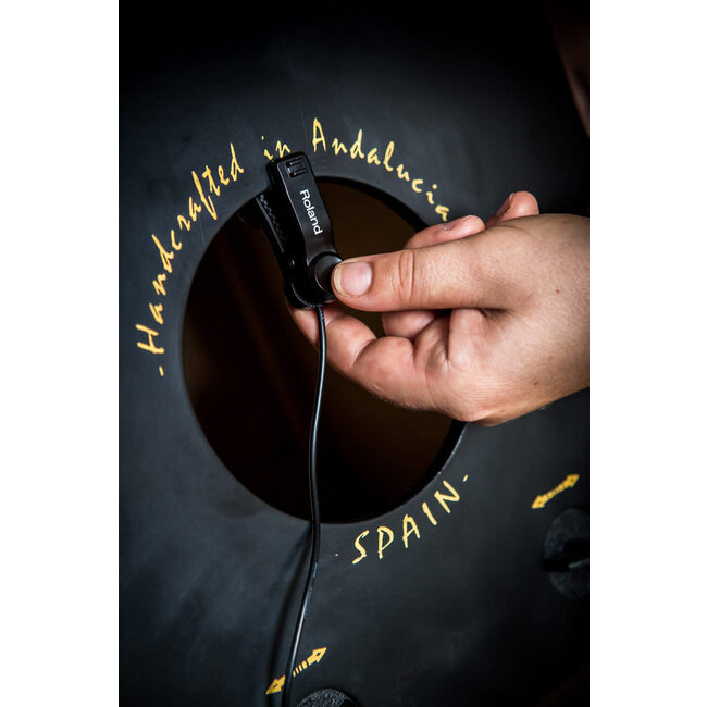 Roland - EC-10M - EL Cajon Mic Processor, clip-on condenser microphone (with attached cable), & AC adapter