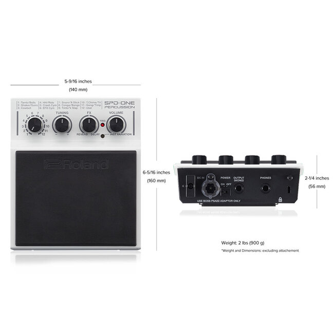 Roland - SPD-1P - PERCUSSION - Percussion Pad with 22 built in sounds