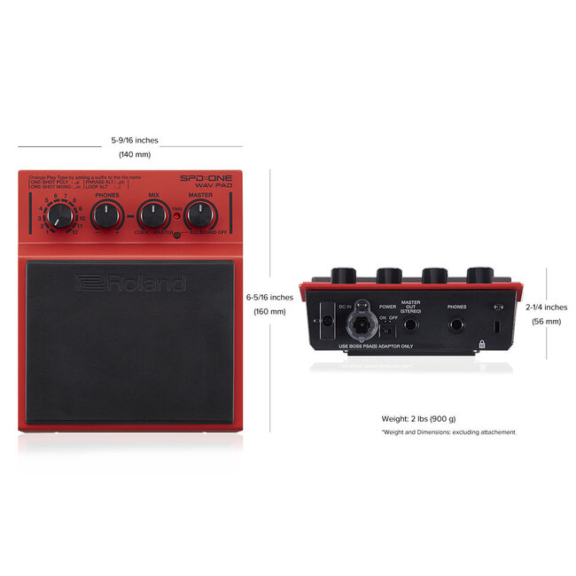 Roland - SPD-1W - WAV PAD - Sample Playback Percussion Pad