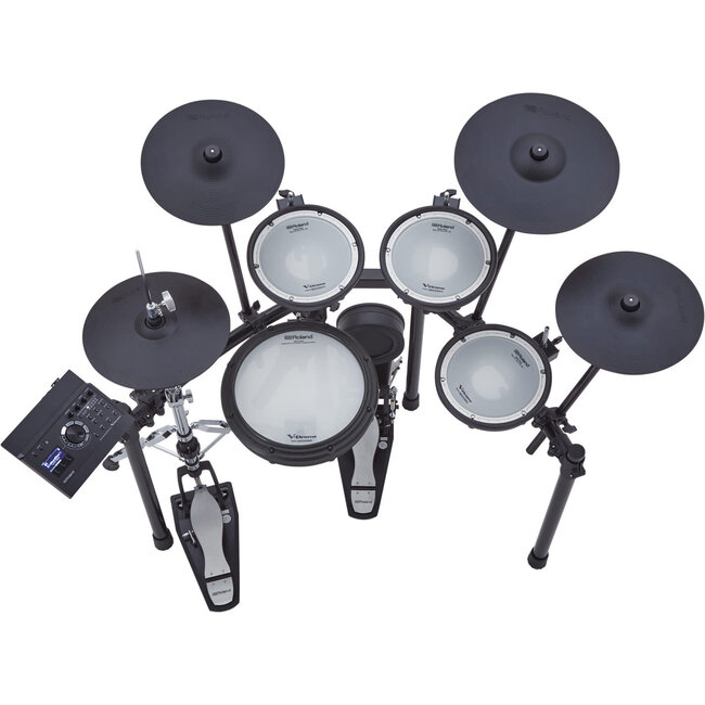 Roland - TD-17KVX2 - Five-piece electronic drum kit with two crashes, ride, and hi-hat that mounts on an acoustic stand