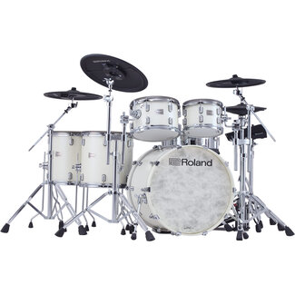 Roland Roland - VAD716-PW - V-Drums Acoustic Design Drumset Flagship Kit - POLISHED WHITE