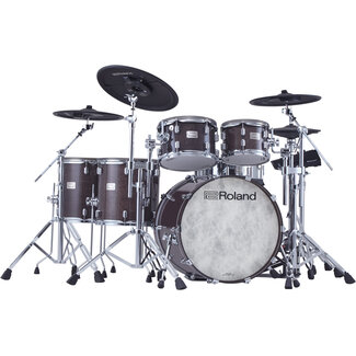 Roland Roland - VAD716-GE - V-Drums Acoustic Design Drumset Flagship Kit - GLOSS EBONY