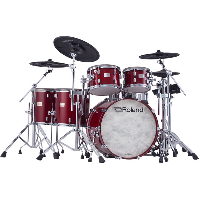 Roland - VAD716-GC - V-Drums Acoustic Design Drumset Flagship Kit - GLOSS CHERRY
