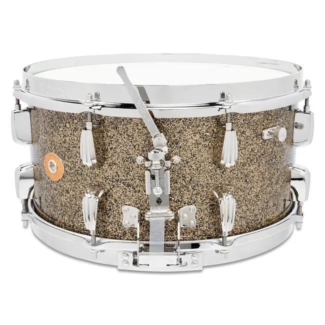 Slingerland - SLFP0714SMK088 - 7x14 Radio King Solid Maple Snare Drum - Gold Glass