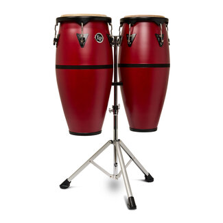 LP LP - LP646DII-RD - 10"-11" Discovery II Conga Set w/ Stand - Red