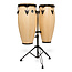 LP - LP646NYII-AW - City II 10"-11" Set Mango Natural Black w/Double Stand