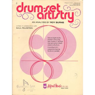Alfred Publishing Co. Drum-Set Artistry - An Analysis by Roy Burns - by Saul Feldstein