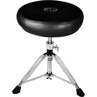 Roc-N-Soc Roc-N-Soc - MS-R-K - Manual Spindle Drum Throne w/ Round Seat (Black)