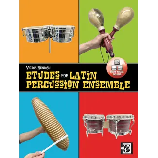 Alfred Publishing Co. Etudes for Latin Percussion Ensemble: Latin Percussion Ensemble Book - by Victor Rendón - 00-52083