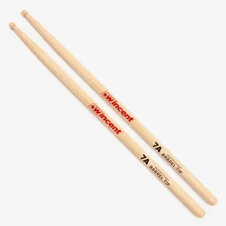 Wincent Wincent - W7ABT - 7A Barrel Tip Hickory Drumsticks