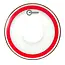 Aquarian - PFPD14RED - 14" Performance II Clear with Power Dot and Red Ring