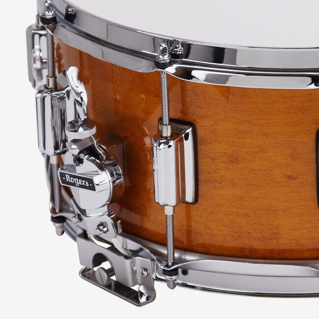 Rogers - 37FWS - Dyna-sonic 6.5x14 Classic Snare Drum Fruit Wood Stain w/BT Lugs