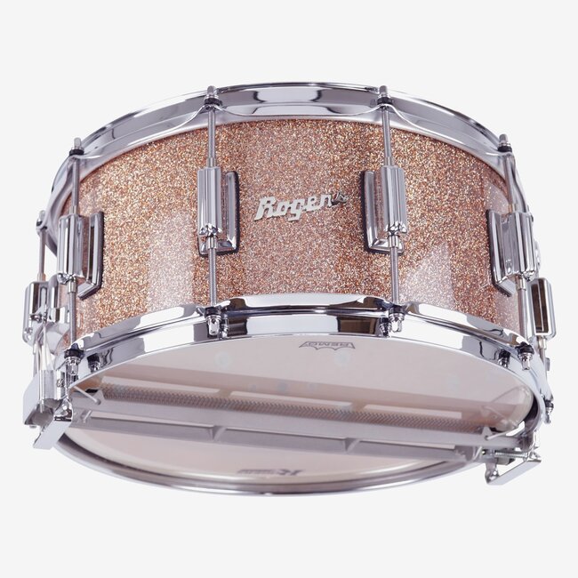Rogers - 37CS - Dyna-Sonic 6.5x14 Classic Snare Drum - Champagne Sparkle Lacquer w/BT Lugs