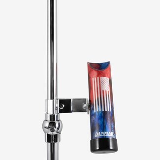 Danmar Percussion Danmar Percussion - 1027RWB - Aluminum Stick Holder, RWB Alcohol Ink