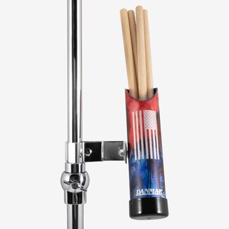 Danmar Percussion Danmar Percussion - 1027RWB - Aluminum Stick Holder, RWB Alcohol Ink