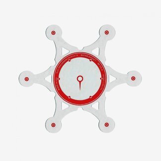 SLUG SLUG - BB-535R - BBR-Batter Badge 5.35" Diameter, RED, Heavy Duty Impact Pad