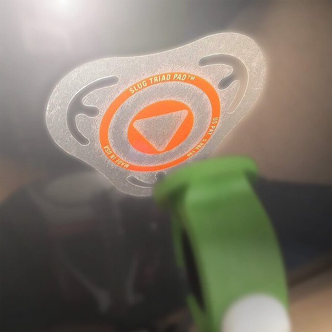SLUG - BBTP - Triad Pad Batter Badge Orange