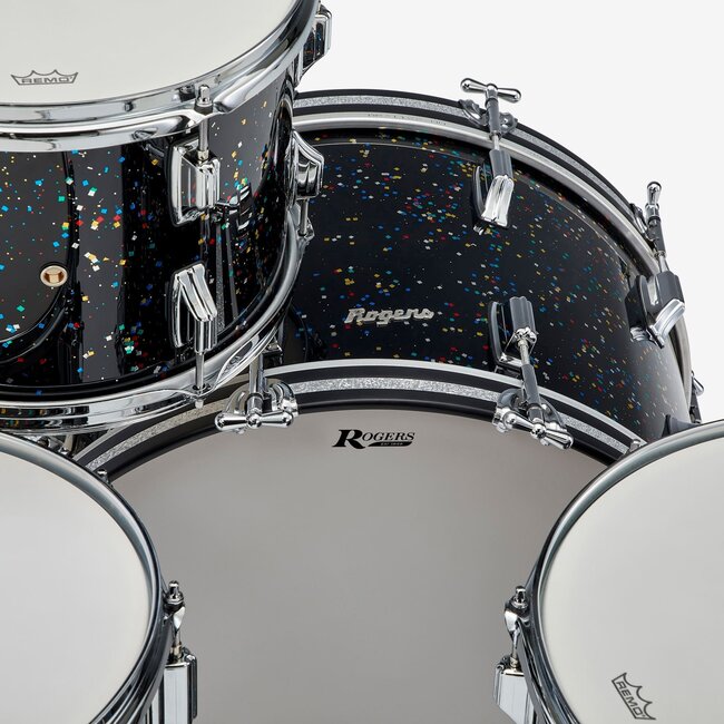 ROGERS - CLE0322HXMG - Cleveland Series 3-Piece 13/16/22 Shell Pack in Mardi Gras Lacquer