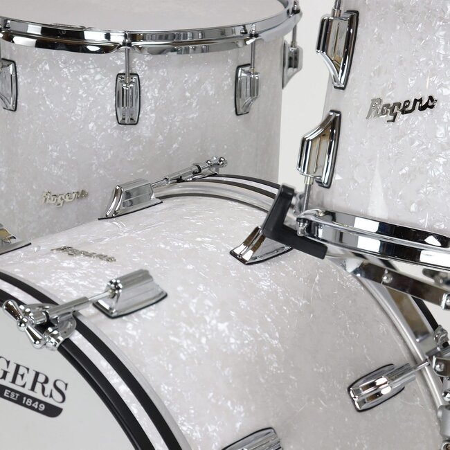 Rogers - CV0322HXGMP - Covington Series 3pc Shell pk 12/16/22 with  Hex FT legs Round Spurs Green Marine Pearl