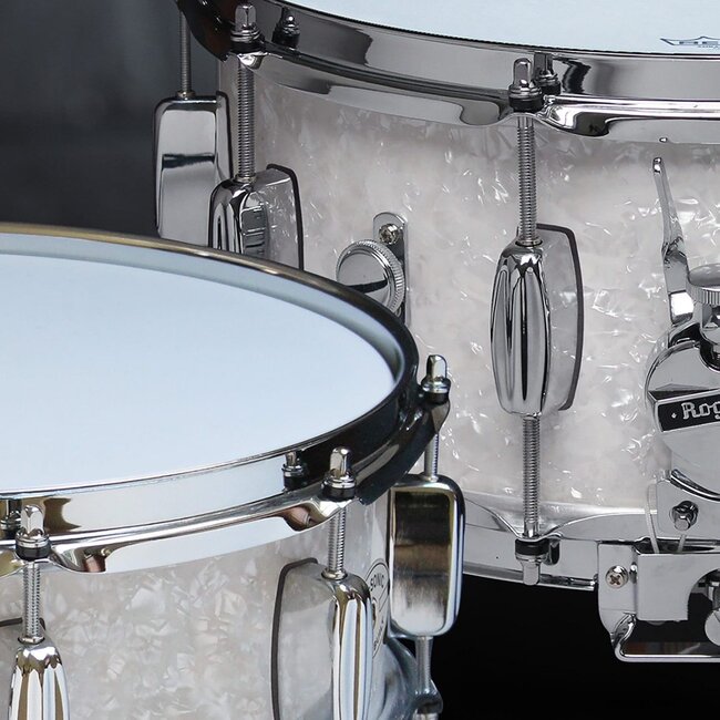 Rogers - CV0320HXWMP - Covington Series 3pc Shell pk 12/14/20 with Hex FT Legs and Round Spurs White Marine Pearl