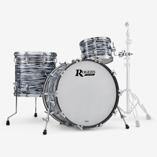 ROGERS ROGERS - PT0322HXBKOY - PowerTone Series 3-Piece 12/16/22 Shell Pack in 70's Black Oyster