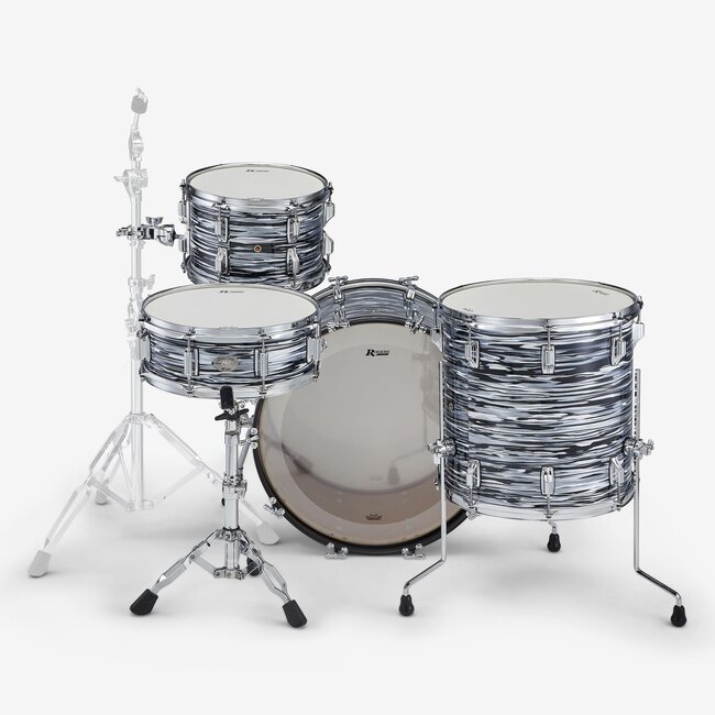 ROGERS - PT0322HXBKOY - PowerTone Series 3-Piece 12/16/22 Shell Pack in 70's Black Oyster