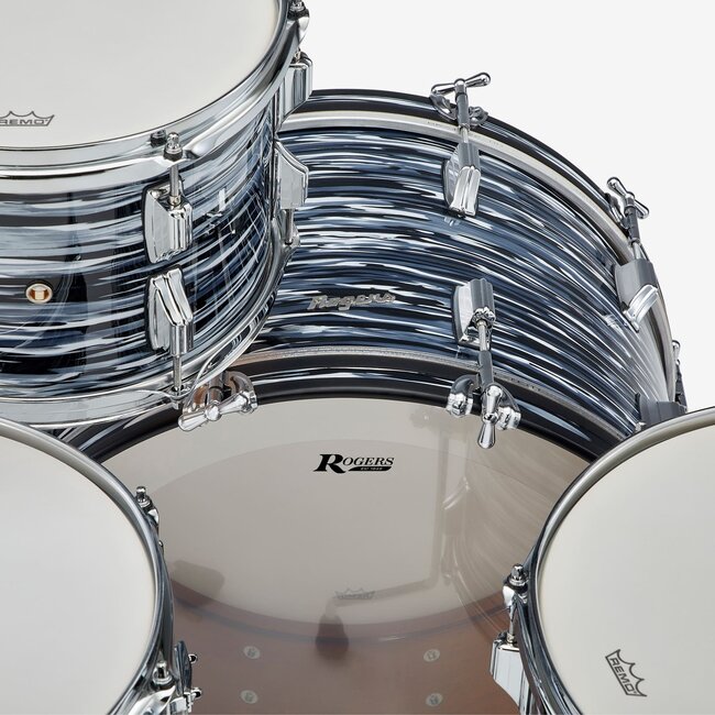 ROGERS - PT0322HXBKOY - PowerTone Series 3-Piece 12/16/22 Shell Pack in 70's Black Oyster