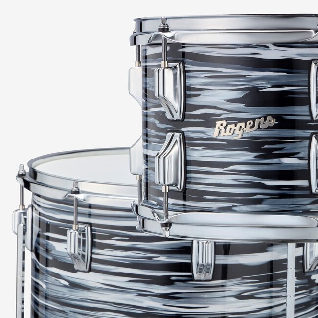 ROGERS - PT0322HXBKOY - PowerTone Series 3-Piece 12/16/22 Shell Pack in 70's Black Oyster