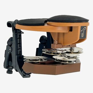 Native Tongue Percussion Native Tongue Percussion - RCKRSKSSJ - RhymChik Hand Drum Mounted Tambourine with RhymStryker