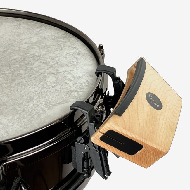 Native Tongue Percussion - RCPRW7M - Maple RhymBlock Drum Hoop Mounted Woodblock, 7 Inches