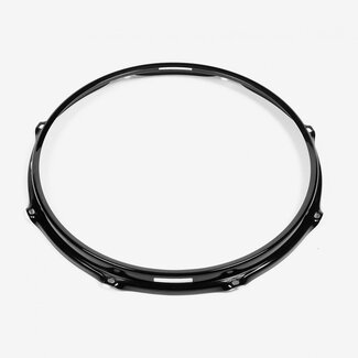 S-HOOP S-HOOP - SH148BBLKP - 14" 8 Hole BLACK PC/Steel S-Hoop Snare Bottom (Replaces SH148SBB)