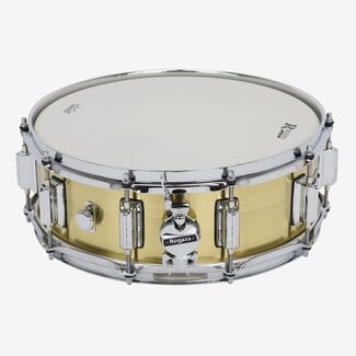 ROGERS Rogers - ST37BN - SuperTen 7 Line 6.5x14 Natural Brass Shell Snare Drum