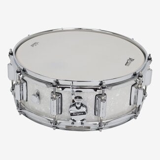 ROGERS Rogers - ST37WMP - SuperTen 6.5x14 Wood Shell Snare Drum, White Marine Pearl