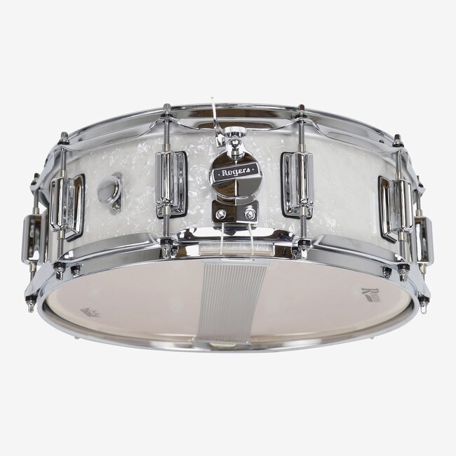 Rogers - ST37WMP - SuperTen 6.5x14 Wood Shell Snare Drum, White Marine Pearl