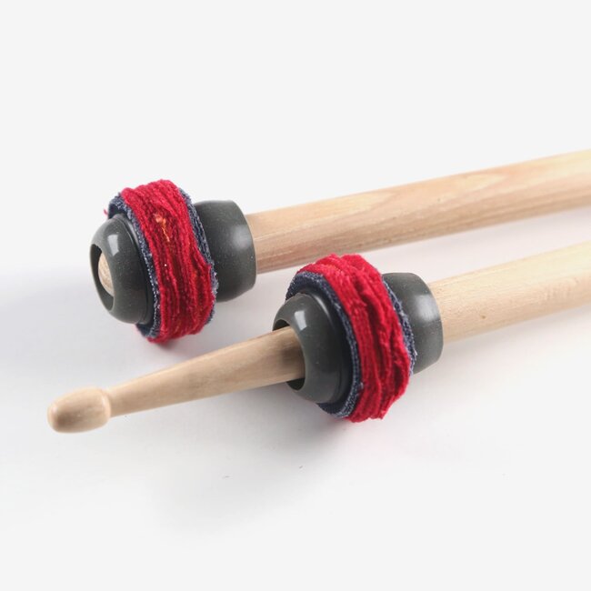 Tackle by Dragonfly - TBDFLT - "LowTops" Converts the butts and shoulders of your sticks into mallets (Stacked Flannel and Canvas)