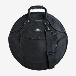 Tackle Tackle - TNZCB-WBK20 - Zipperless Canvas Cymbal Case with Shoulder Strap - 20"  in Black
