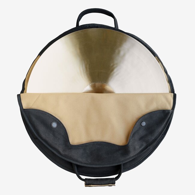 Tackle - TNZCB-WBK20 - Zipperless Canvas Cymbal Case with Shoulder Strap - 20"  in Black