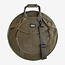 Tackle - TNZCB-WOD24  - Zipperless Canvas Cymbal Case with Shoulder Strap - 24" in Olive Drab, Large Pocket holds 4 cymbals, Small Pocket Holds Hi-Hats up to 16"