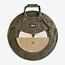 Tackle - TNZCB-WOD24  - Zipperless Canvas Cymbal Case with Shoulder Strap - 24" in Olive Drab, Large Pocket holds 4 cymbals, Small Pocket Holds Hi-Hats up to 16"