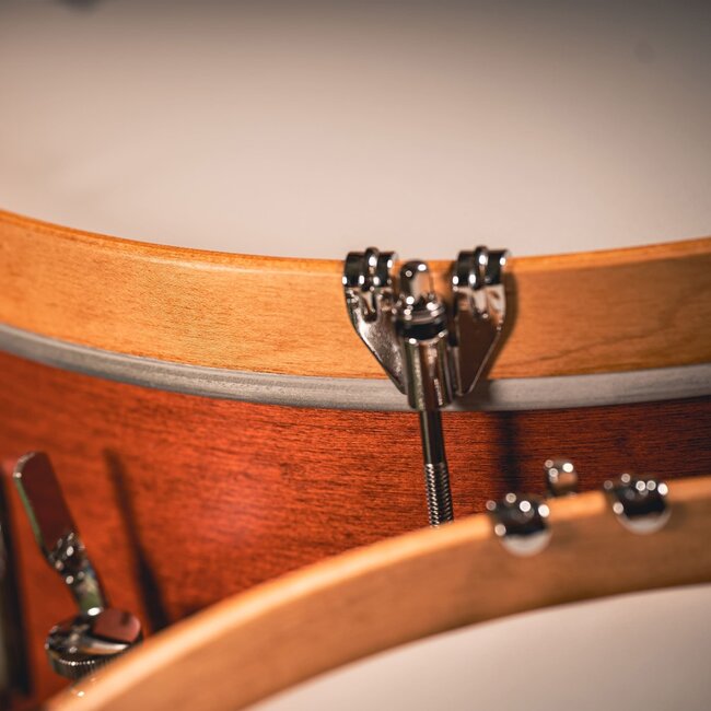 ROGERS - TWR26SRM - Tower Series 6.5x14 Wood Hoop Snare Drum in Satin Red Mahogany