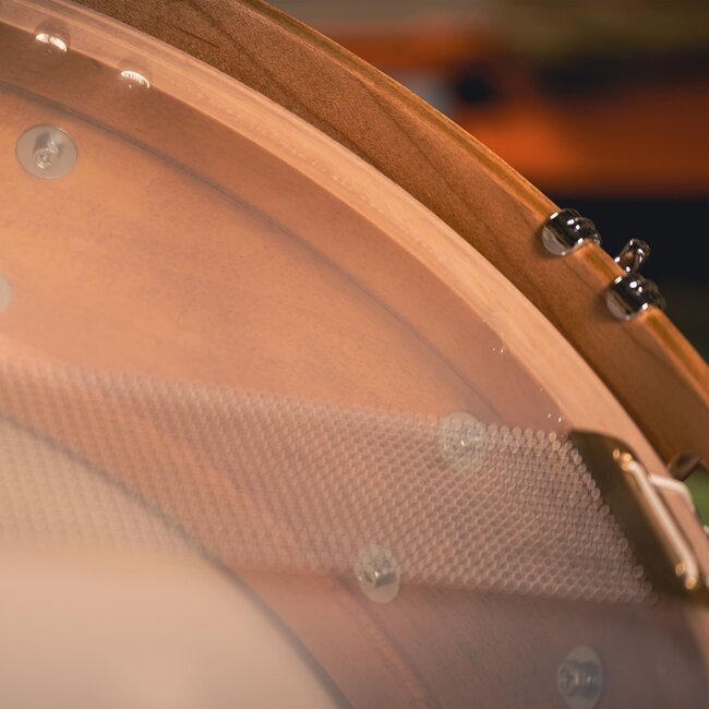 ROGERS - TWR26SRM - Tower Series 6.5x14 Wood Hoop Snare Drum in Satin Red Mahogany