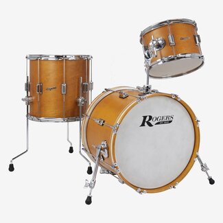 ROGERS Rogers - TWR0318HXSFWS - Tower Series 3-Piece 12/14/18 Shell Pack in Satin Fruitwood Stain w/WMP Inlay Hoops