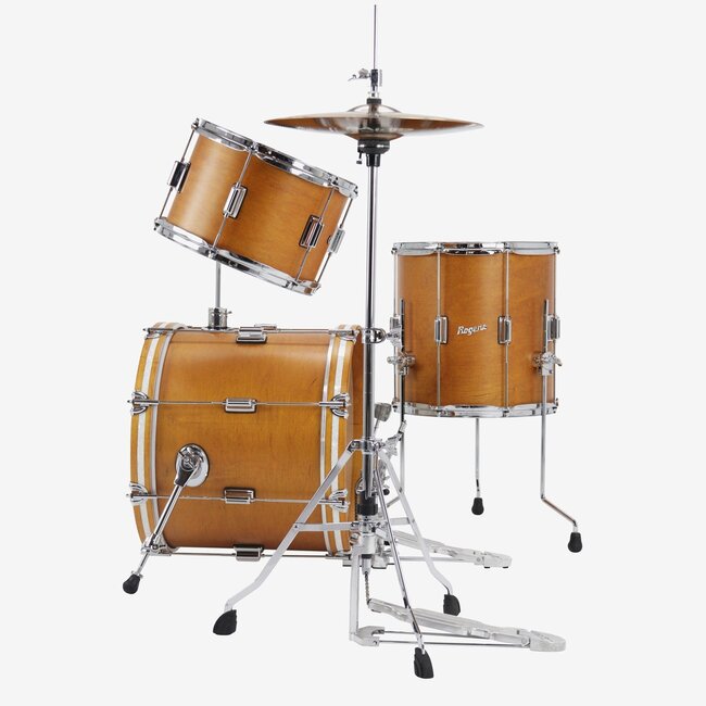 Rogers - TWR0318HXSFWS - Tower Series 3-Piece 12/14/18 Shell Pack in Satin Fruitwood Stain w/WMP Inlay Hoops