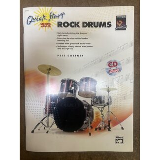 Alfred Publishing Co. Quick Start Rock Drums book and CD  - 22686 - Pete Sweeney