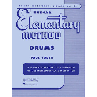 Hal Leonard Rubank Elementary Method Drums - HL04470090 - Paul Yoder